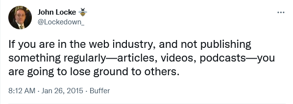 The key is that you build an audience of your own to share with others. In YouTube, they call this Collaboration. It is cross-marketing. — John Locke